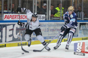 Iserlohn Roosters gegen Thomas Sabo Ice Tigers Nuernberg in der Deutschen Eishockey Liga, Iserlohn am 18.10.2019