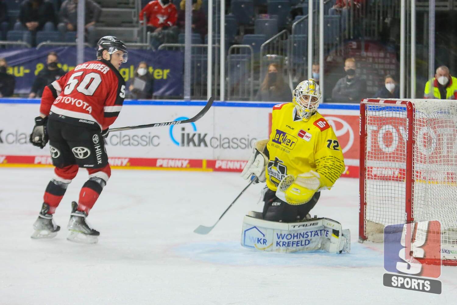 Kölner Haie gegen Krefeld Pinguine am 8.3.2022
