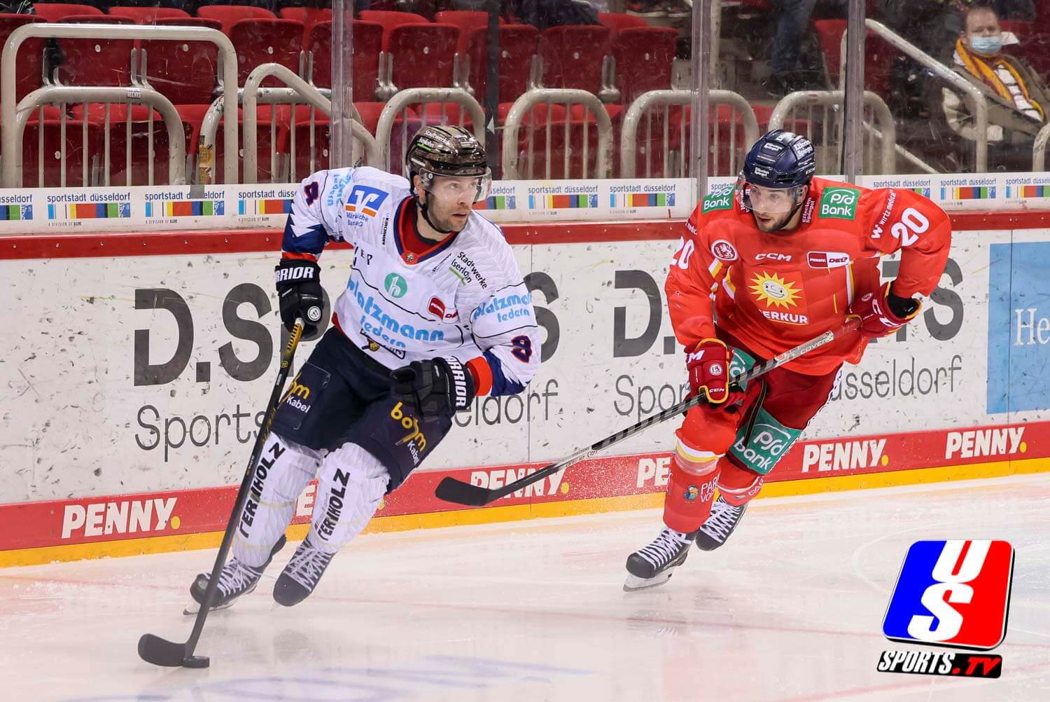 Düsseldorfer EG gegen Iserlohn Roosters