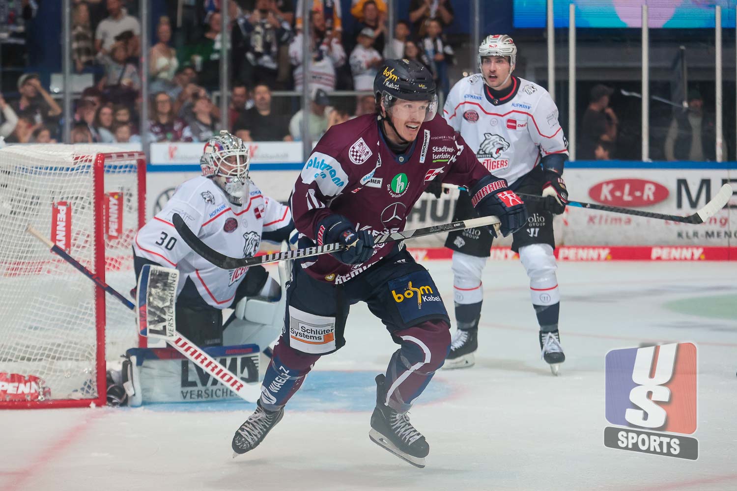 Iserlohn Roosters - Nuernberg Ice Tigers (Foto: Jenny Musall)