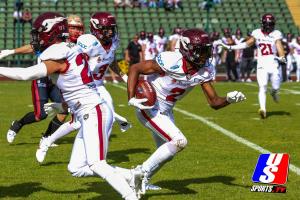 Berlin Thunder vs Rhein Fire, American Football, Deutschland, Saison 2024 , 23.06.2024, Foto: Thomas Sobotzki